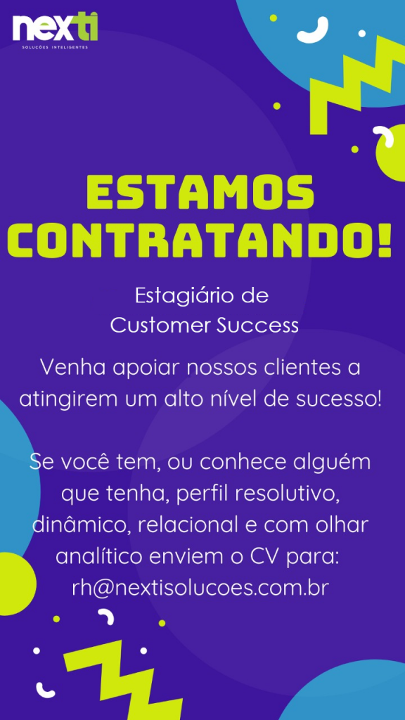 Vaga CS Estágio Nexti